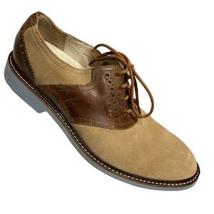 Cole Haan Men’s Two Tone Leather Saddle Oxfords Shoes Size 9.5